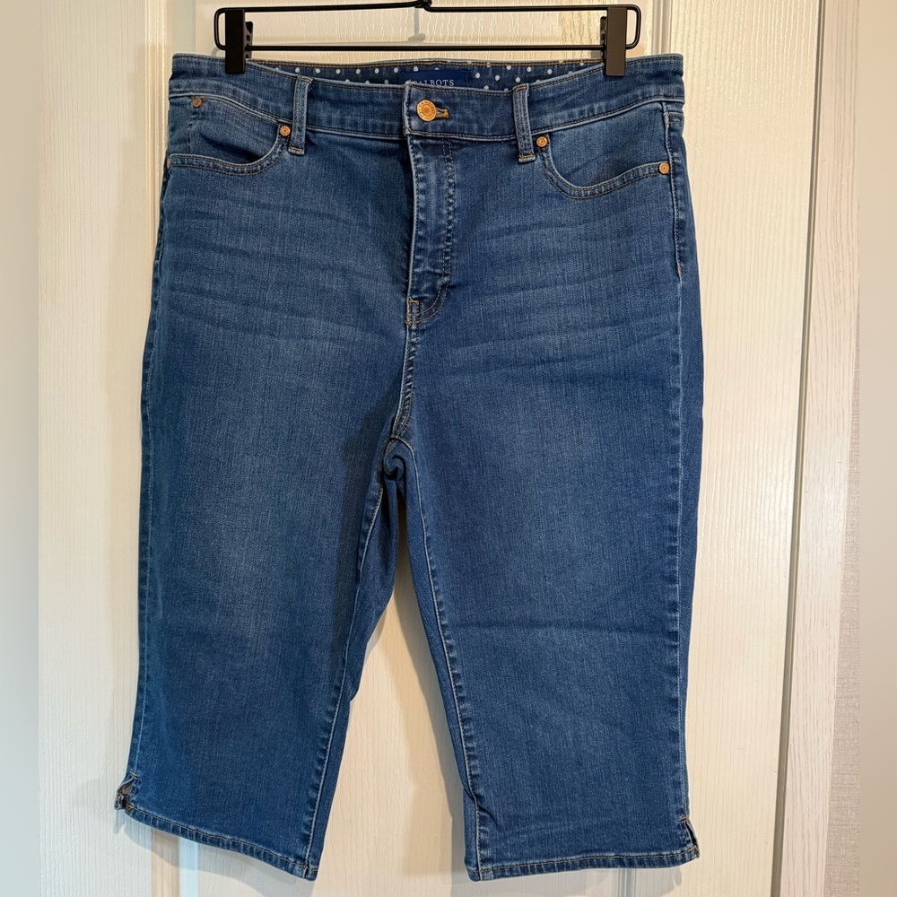 Talbots Blue Ankle Cropped Jeans